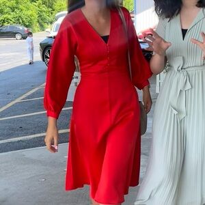 Express x Ladygang Red Dress